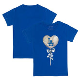 Los Angeles Dodgers Tiny Turnip Youth Heart Lolly T-Shirt Sale