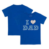 Los Angeles Dodgers Tiny Turnip Youth I Love Dad T-Shirt Sale