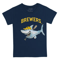 Milwaukee Brewers Tiny Turnip Youth Shark T-Shirt for sale
