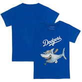 Los Angeles Dodgers Tiny Turnip Youth Shark T-Shirt Outlet