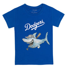 Los Angeles Dodgers Tiny Turnip Youth Shark T-Shirt Outlet