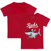 Cincinnati Reds Tiny Turnip Youth Shark T-Shirt Sale