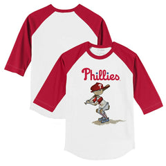 Philadelphia Phillies Tiny Turnip Youth Slugger 3/4-Sleeve Raglan T-Shirt Online