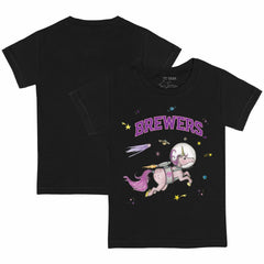 Milwaukee Brewers Tiny Turnip Youth Space Unicorn T-Shirt Discount