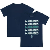 Seattle Mariners Tiny Turnip Youth Stacked T-Shirt Discount