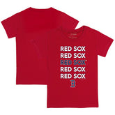 Boston Red Sox Tiny Turnip Youth Stacked T-Shirt for sale
