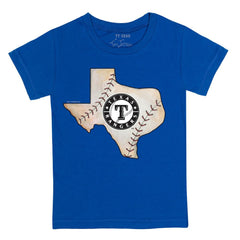 Texas Rangers Tiny Turnip Youth State Outline T-Shirt Sale