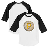 Pittsburgh Pirates Tiny Turnip Youth Stitched Baseball 3/4-Sleeve Raglan T-Shirt for sale