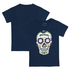 Milwaukee Brewers Tiny Turnip Youth Sugar Skull T-Shirt Online