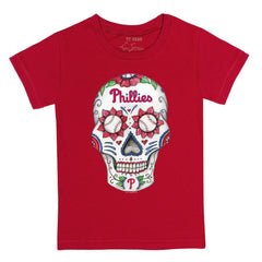Philadelphia Phillies Tiny Turnip Youth Sugar Skull T-Shirt Discount