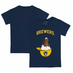 Milwaukee Brewers Tiny Turnip Youth Sundae Helmet T-Shirt Outlet