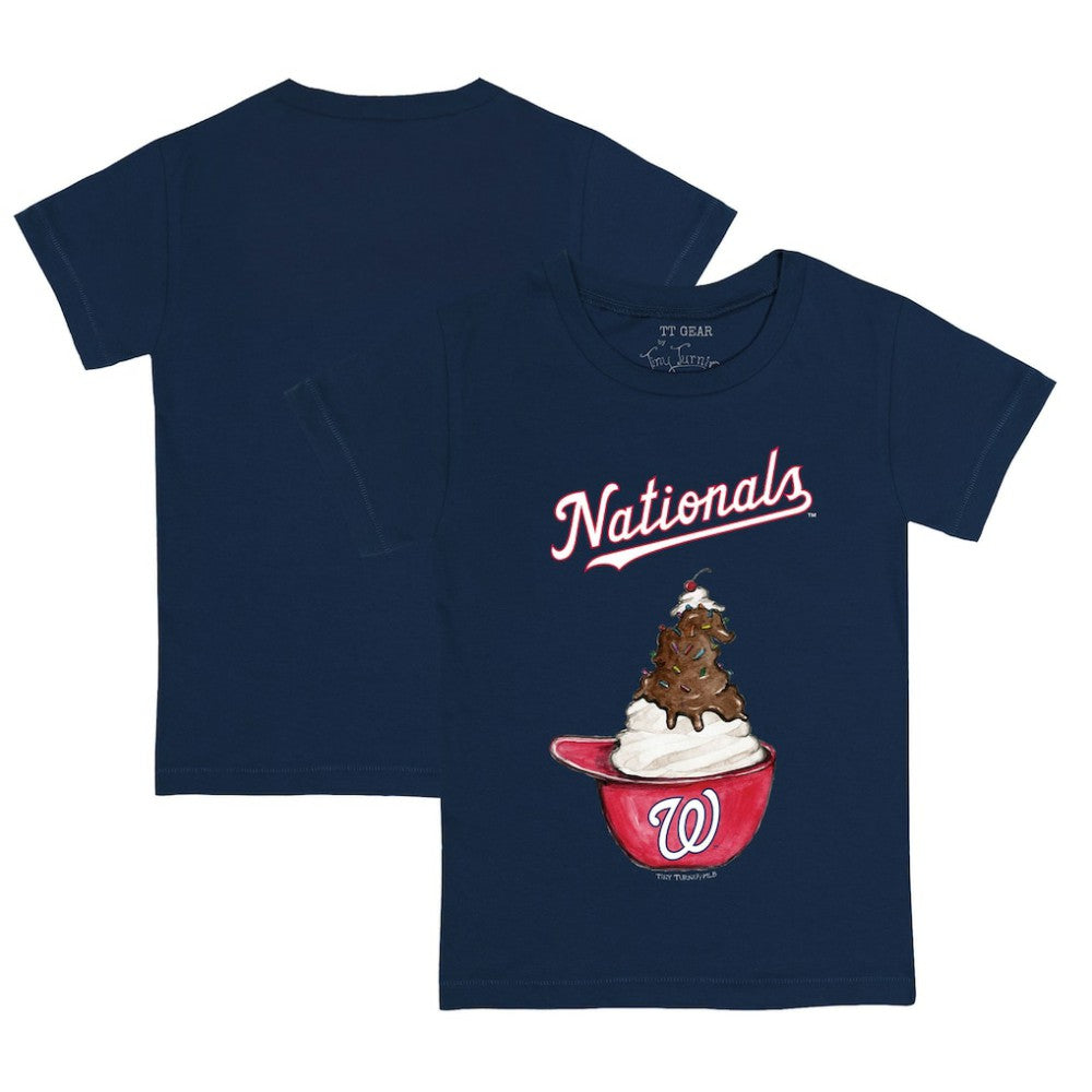 Washington Nationals Tiny Turnip Youth Sundae Helmet T-Shirt Outlet