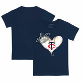 Minnesota Twins Tiny Turnip Youth Tiara Heart T-Shirt Near Me
