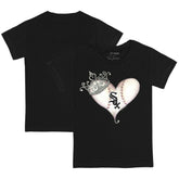 Chicago White Sox Tiny Turnip Youth Tiara Heart T-Shirt Outlet