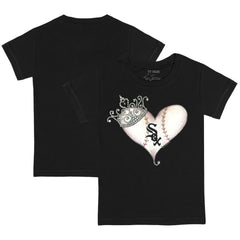Chicago White Sox Tiny Turnip Youth Tiara Heart T-Shirt Outlet