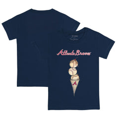 Atlanta Braves Tiny Turnip Youth Triple Scoop T-Shirt for sale