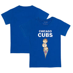 Chicago Cubs Tiny Turnip Youth Triple Scoop T-Shirt Near Me