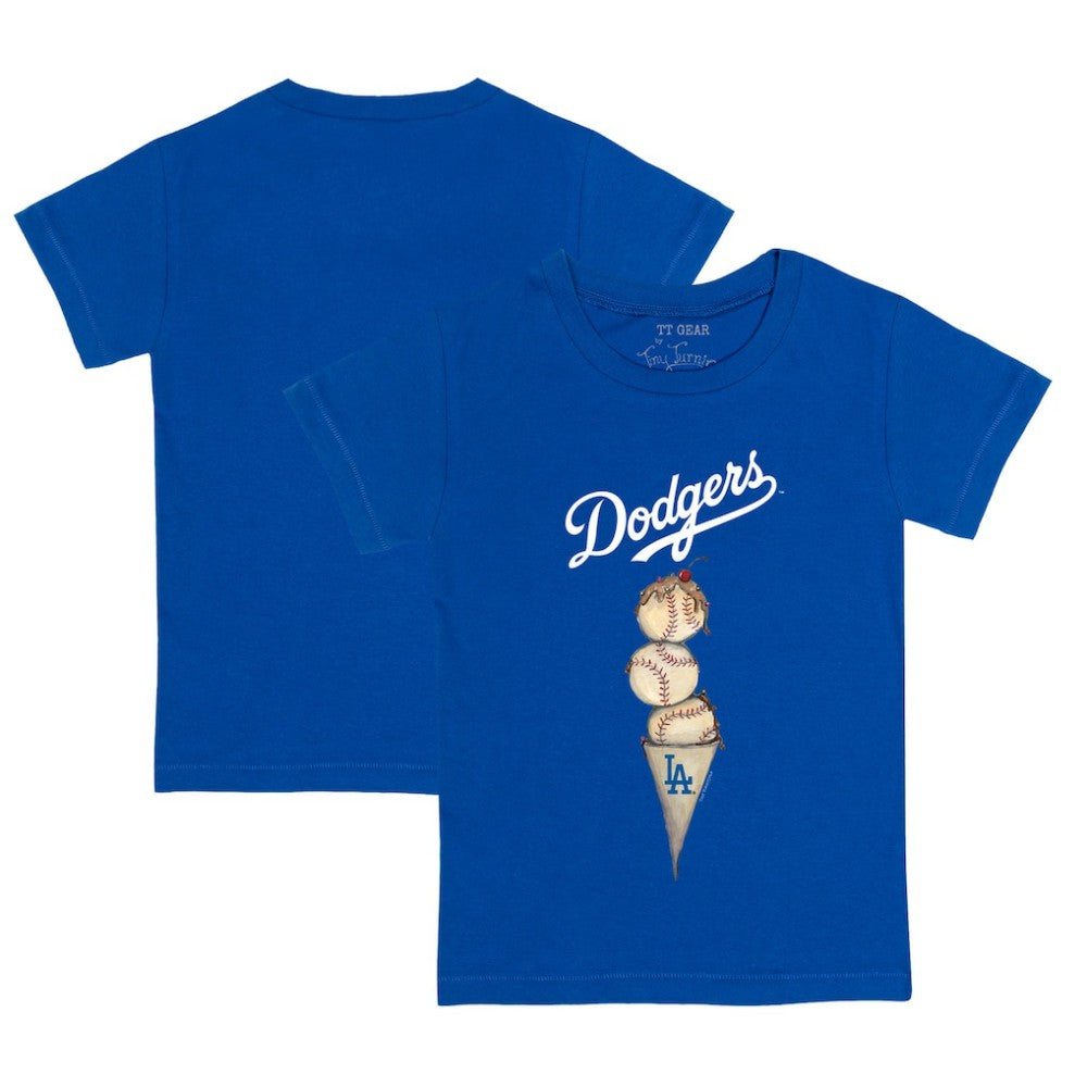 Los Angeles Dodgers Tiny Turnip Youth Triple Scoop T-Shirt Near Me