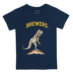 Milwaukee Brewers Tiny Turnip Youth TT Rex T-Shirt Discount