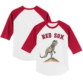 Boston Red Sox Tiny Turnip Youth TT Rex 3/4-Sleeve Raglan T-Shirt Online