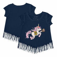 Milwaukee Brewers Tiny Turnip Girls Youth Unicorn Fringe T-Shirt Near Me