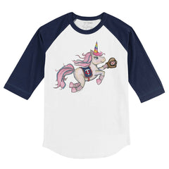 Minnesota Twins Tiny Turnip Youth Unicorn 3/4-Sleeve Raglan T-Shirt Sale