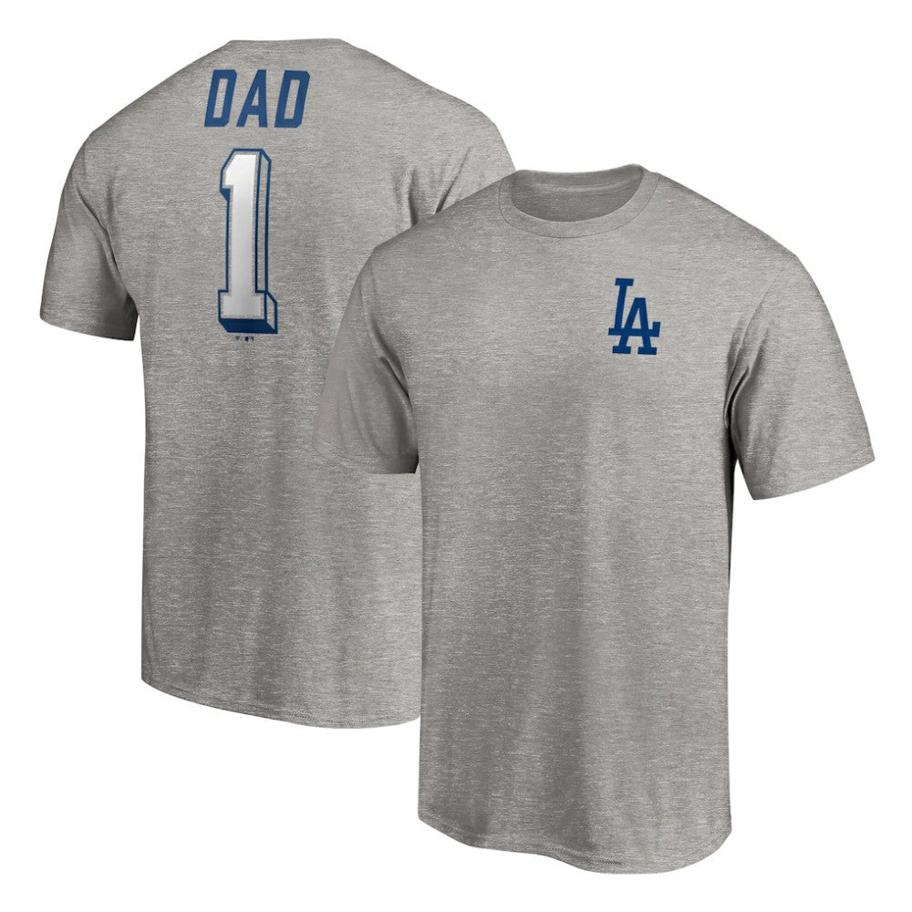 Los Angeles Dodgers Number One Dad T-Shirt Outlet