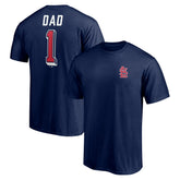 St. Louis Cardinals Number One Dad T-Shirt Online