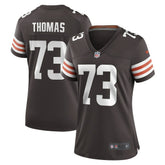 Joe Thomas Cleveland Browns Women's Retired Game Player Jersey - Brown - Nike