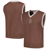 Boston Red Sox PLEASURES Knit V-Neck Pullover Sweater Vest Outlet