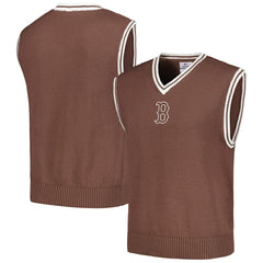 Boston Red Sox PLEASURES Knit V-Neck Pullover Sweater Vest Outlet