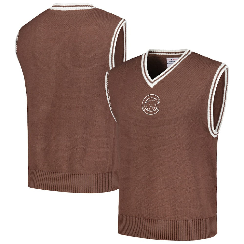 Chicago Cubs PLEASURES Knit V-Neck Pullover Sweater Vest Discount
