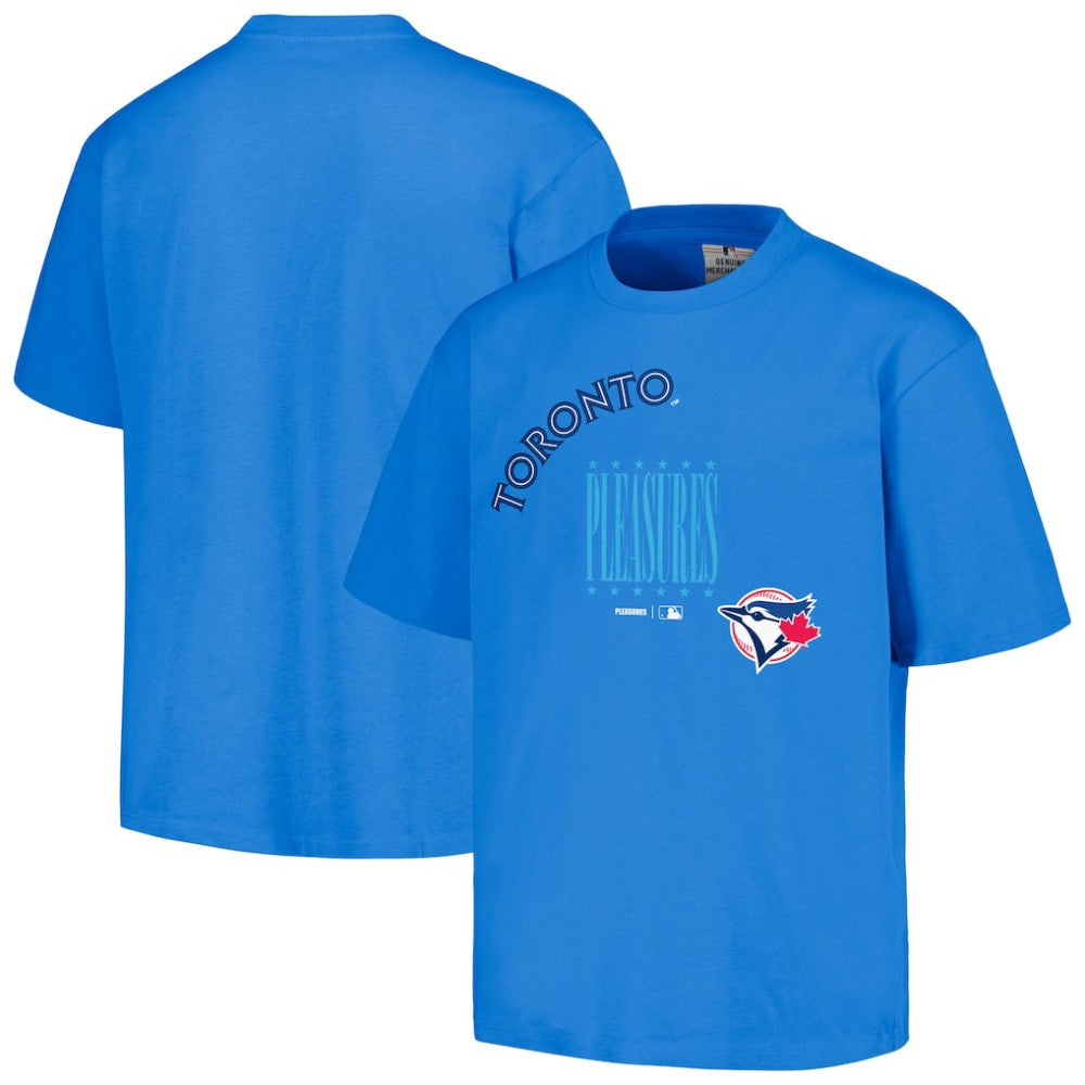 Toronto Blue Jays PLEASURES Repurpose T-Shirt Near Me