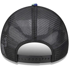 New Era - Tottenham Hotspur New Era Black Glitch All Over Print E-Frame Trucker Adjustable Hat