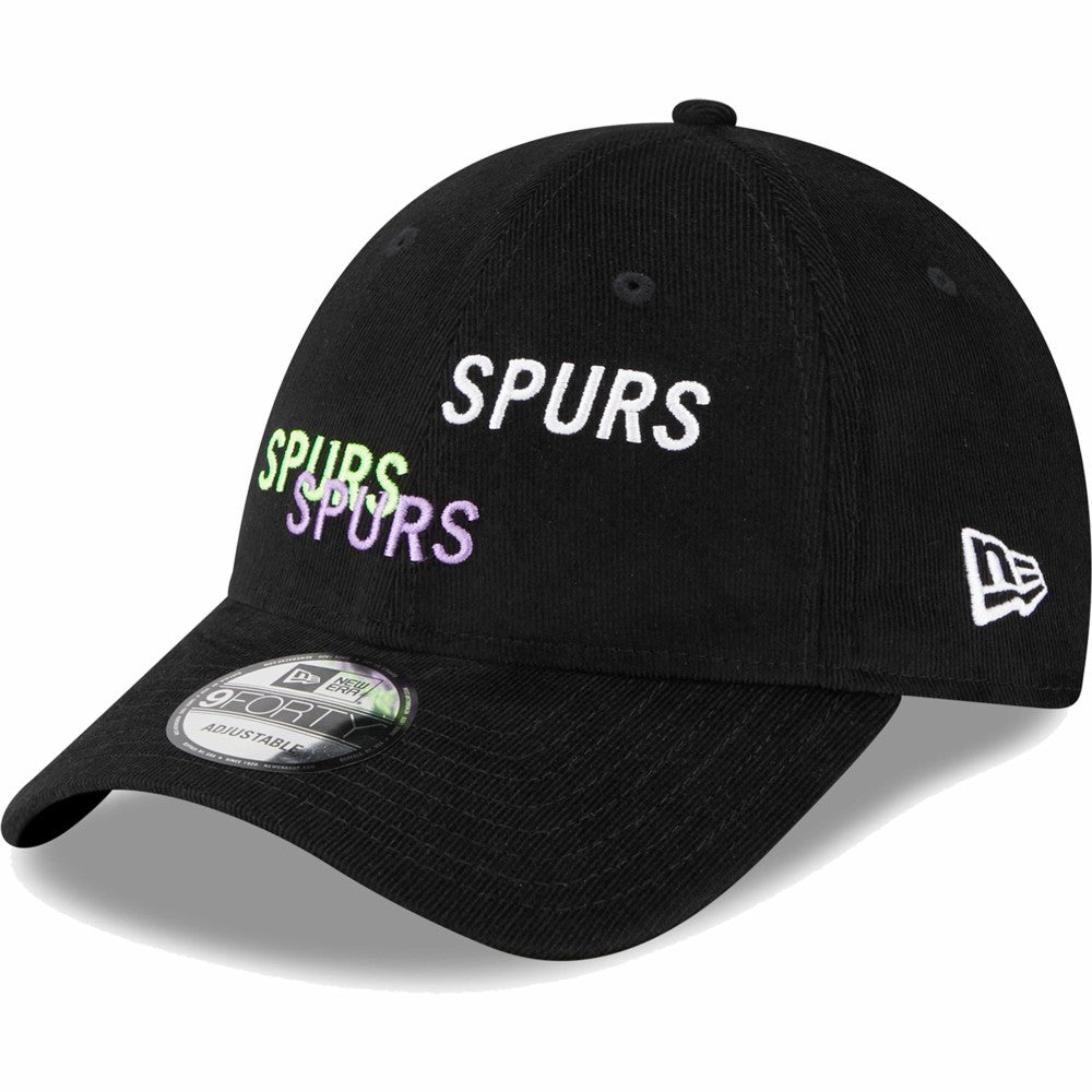 New Era - Tottenham Hotspur New Era Triple Wordmark 9FORTY Adjustable Hat - Black