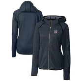 New York Yankees Cutter & Buck Women's Americana Logo Mainsail Sweater-Knit Full-Zip Hoodie Discount