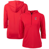 Cleveland Guardians Cutter & Buck Women's Americana Logo DryTec Virtue Eco Pique Recycled Half-Zip Pullover Hoodie Near Me