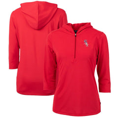 Chicago White Sox Cutter & Buck Women's Americana Logo DryTec Virtue Eco Pique Recycled Half-Zip Pullover Hoodie Near Me
