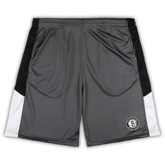 Fanatics Brooklyn Nets Big & Tall Shorts Gray
