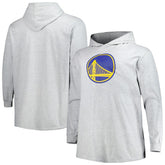 Fanatics Golden State Warriors Big & Tall Pullover Hoodie Heather Gray