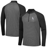 Chicago White Sox Levelwear Charter Striped Raglan Quarter-Zip Top Outlet