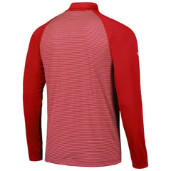St. Louis Cardinals Levelwear Charter Striped Raglan Quarter-Zip Top Discount