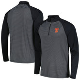 San Francisco Giants Levelwear Charter Striped Raglan Quarter-Zip Top Online