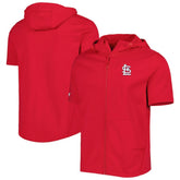 St. Louis Cardinals Levelwear Recruit Full-Zip Short Sleeve Hoodie for sale