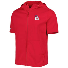 St. Louis Cardinals Levelwear Recruit Full-Zip Short Sleeve Hoodie for sale