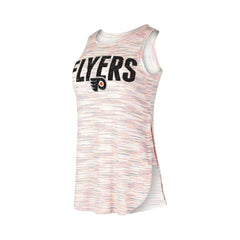 Philadelphia Flyers Concepts Sport Women's Sunray Multicolor Tri-Blend Tank Top | NHL Clearance