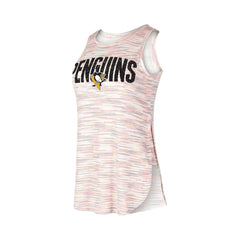 Pittsburgh Penguins Concepts Sport Women's Sunray Multicolor Tri-Blend Tank Top | NHL Clearance