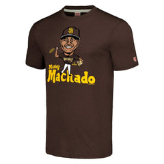 Manny Machado San Diego Padres Homage Caricature Tri-Blend T-Shirt Online