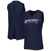 Detroit Tigers Levelwear Women's Paisley Chase V-Neck Tank Top for sale