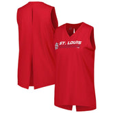 St. Louis Cardinals Levelwear Women's Paisley Chase V-Neck Tank Top Online